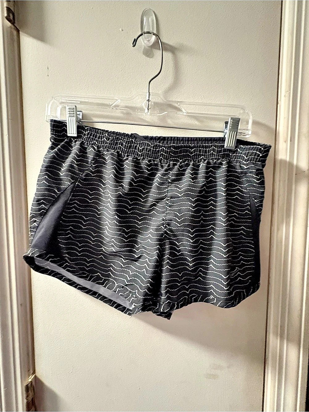 Nike Abstract Athletic Shorts Black & White Size XS